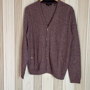 Ted Baker Maroon Cardigan Sweater